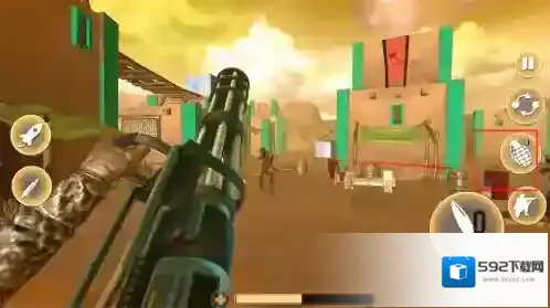 荒漠枪手射击敌人