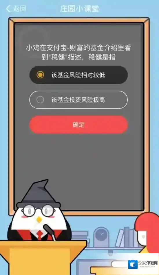 小鸡在支付宝-财富的基金介绍里看到“稳健”描述，稳健是指