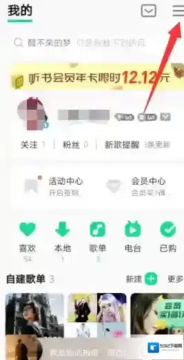 QQ音乐设置成功