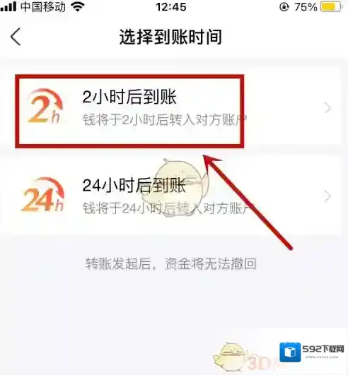 支付宝延迟到账