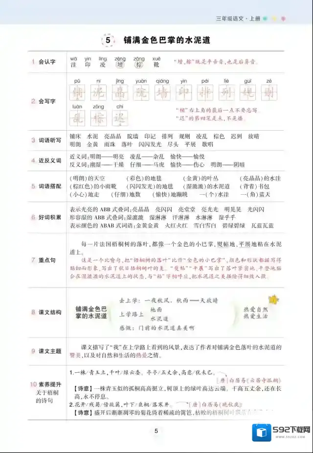 状元语文笔记语文笔记