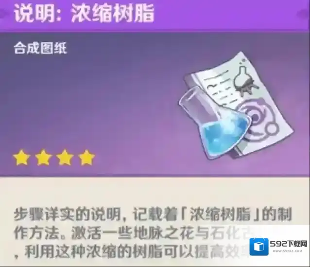 原神浓缩树脂可以用在哪里?原神浓缩树脂用法攻略