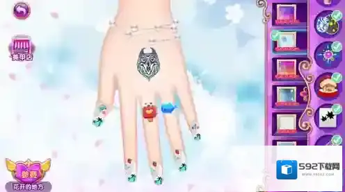 叶罗丽美甲梦游戏贴纸