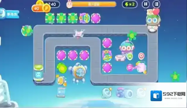 保卫萝卜第5关怎么过 第五关能用什么炮塔